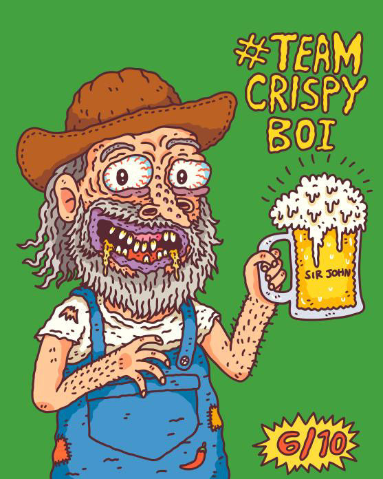 (6/10) - #TeamCrispyBoi (COLLAB SIR JOHN BREWERY)