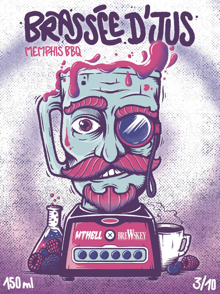 (3/10) - BRASSÉE D'JUS MEMPHIS BBQ (COLLAB BREWSKEY BREWERY)