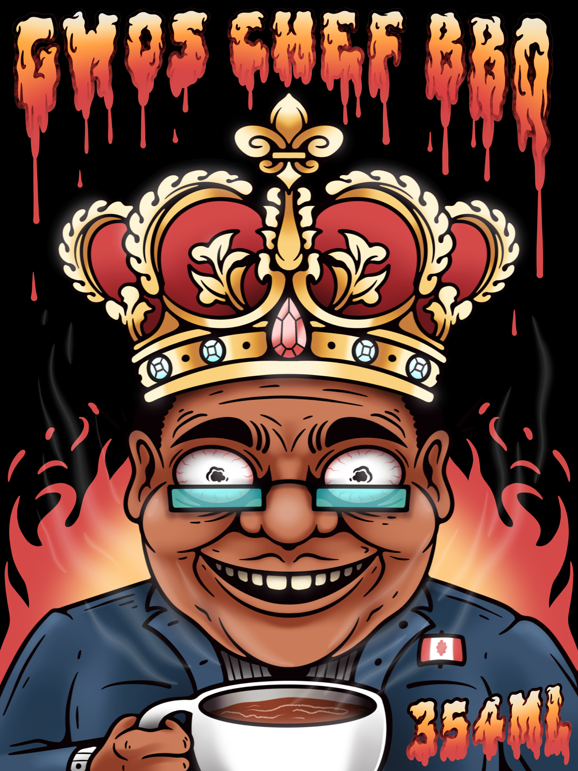GWOS CHEF BBQ - SAUCE BBQ À BIÈRE (COLLAB BRASSERIE PROSPECTEUR)