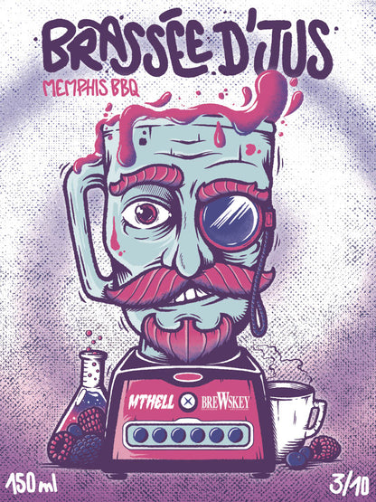(3/10) - BRASSÉE D'JUS MEMPHIS BBQ (COLLAB BREWSKEY)