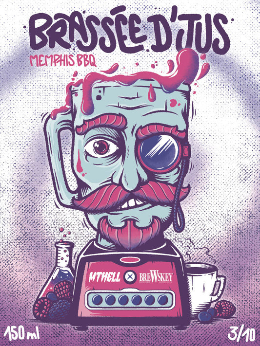 (3/10) - BRASSÉE D'JUS MEMPHIS BBQ (COLLAB BREWSKEY)