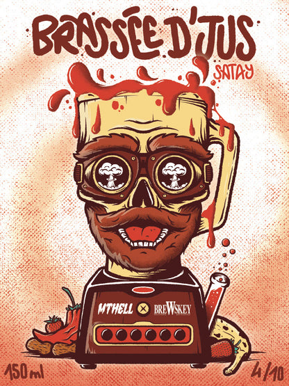 (4/10) - BRASSÉE D'JUS SATAY (COLLAB BREWSKEY)